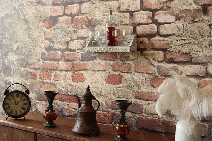 Neiwel Vintage Vien Eskitme Beyaz Bar Raf