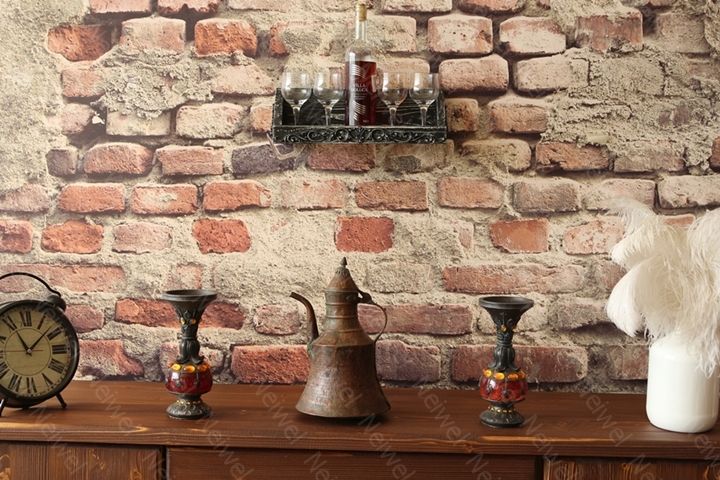 Neiwel Vintage Vien Eskitme Siyah Bar Raf
