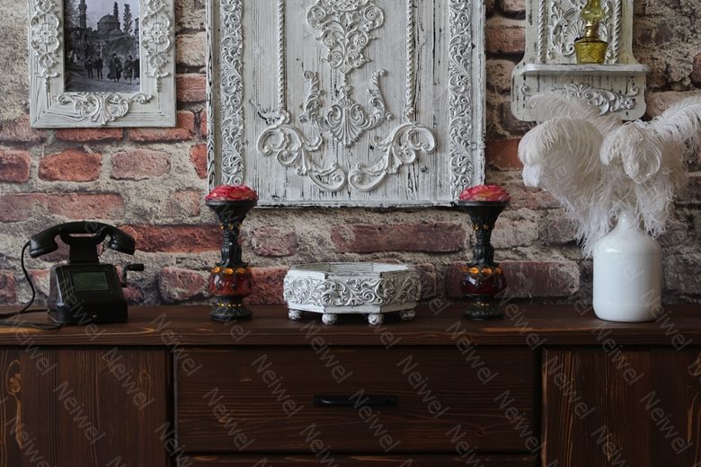 Neiwel Vintage Yıldız Eskitme Beyaz Kutu