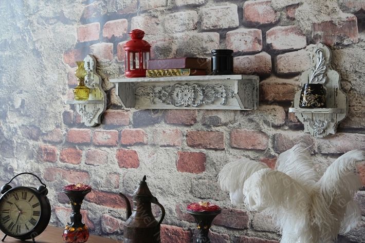 Neiwel Vintage Duen Eskitme Beyaz Raf