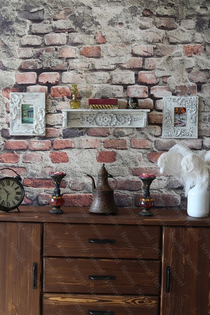 Neiwel Vintage Duen Eskitme Beyaz Raf