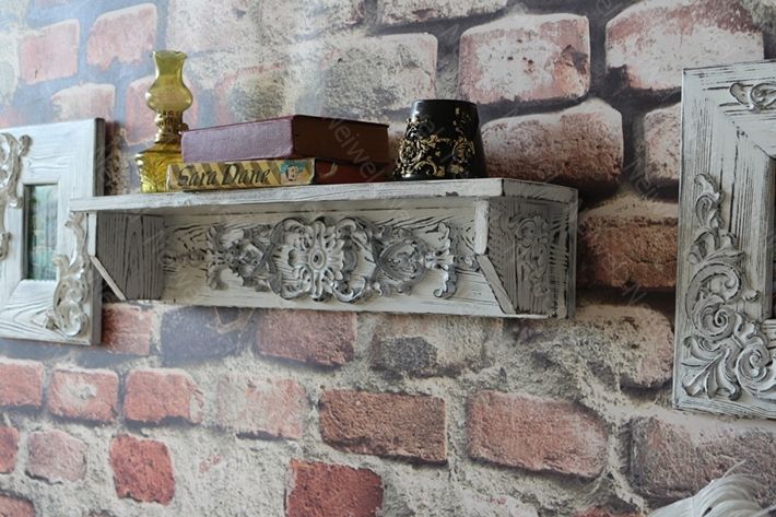 Neiwel Vintage Duen Eskitme Beyaz Raf