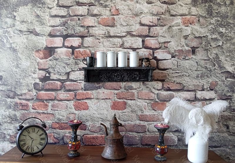 Neiwel Vintage Duen Eskitme Siyah Raf