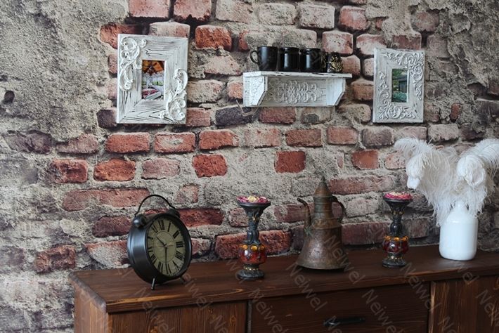 Neiwel Vintage Elsa Eskitme Beyaz Raf
