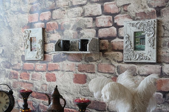 Neiwel Vintage Elsa Mina Eskitme Beyaz Raf