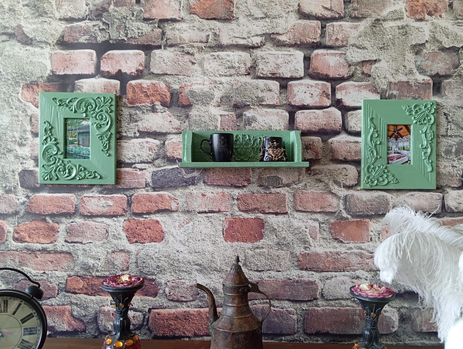 Neiwel Vintage Elsa Mina Yeşil Raf