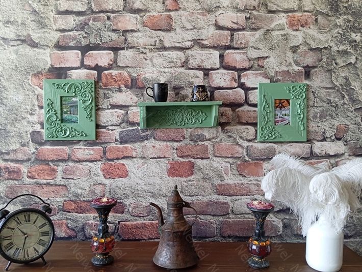 Neiwel Vintage Elsa Yeşil Raf