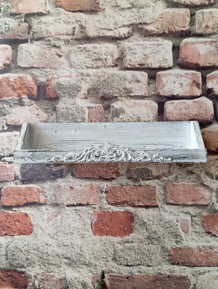 Neiwel Vintage Meira Eskitme Beyaz Raf