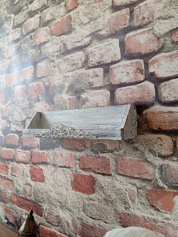 Neiwel Vintage Meira Eskitme Beyaz Raf