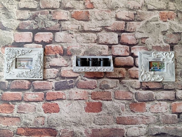 Neiwel Vintage Tuen Eskitme Beyaz Raf