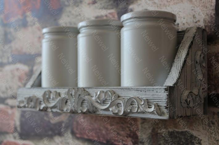 Neiwel Vintage Tuen Eskitme Beyaz Raf