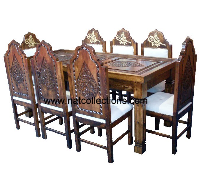 Osmanlı Mahmutbey Yemek Masası Takımı