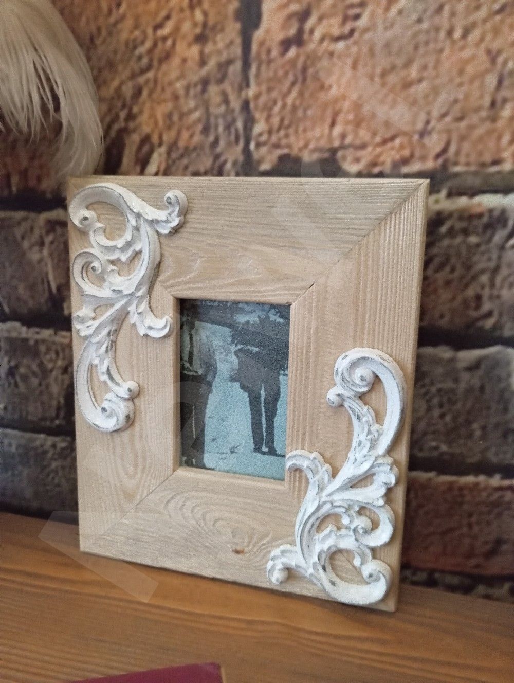 Neiwel Vintage Ahşap Naturel Renk Resim Çerçevesi