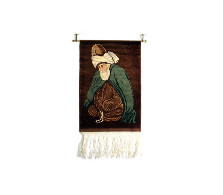Neiwel Pirinç Askılı Mevlana Kilim