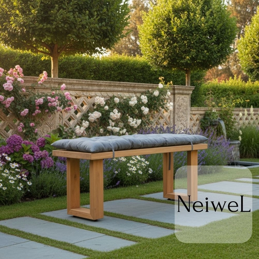 Neiwel Garden Sui Doğal Ahşap Bank