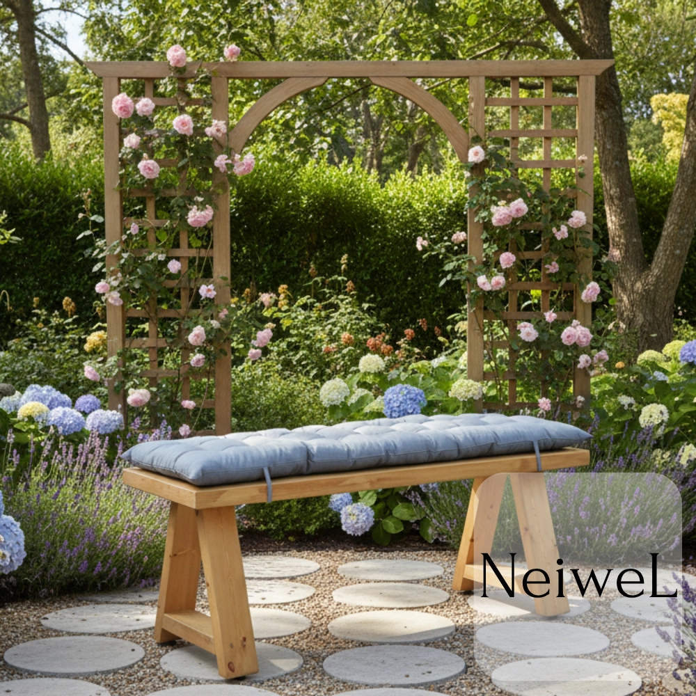 Neiwel Garden Nua Doğal Ahşap Bank