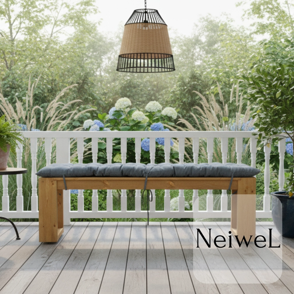 Neiwel Garden Luin Doğal Ahşap Bank