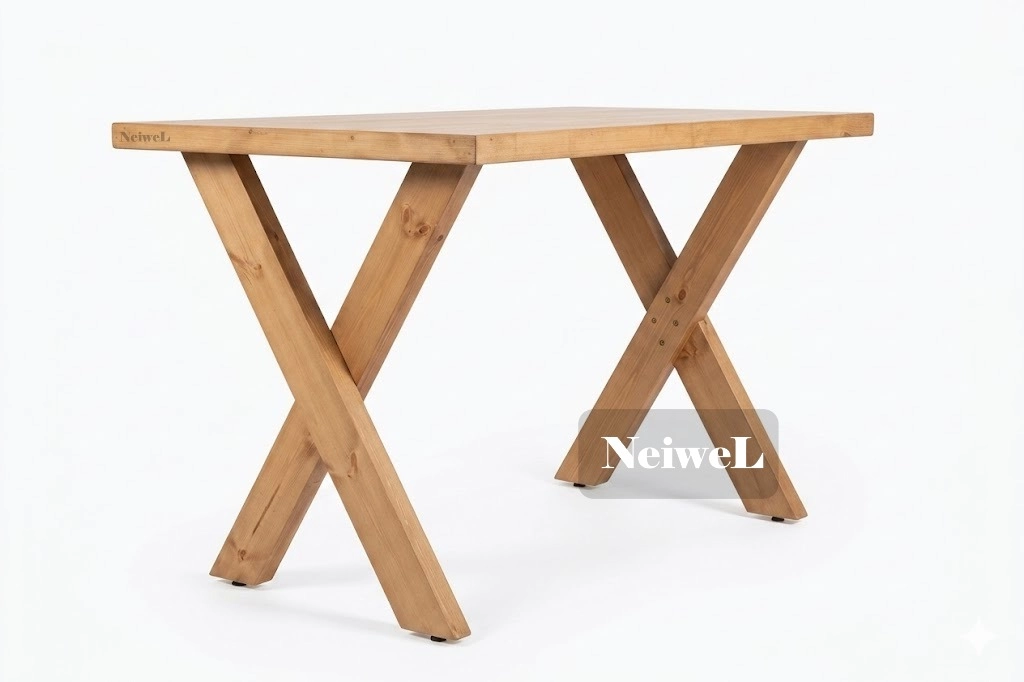 Neiwel Nel Doğal Ahşap Mutfak Masası