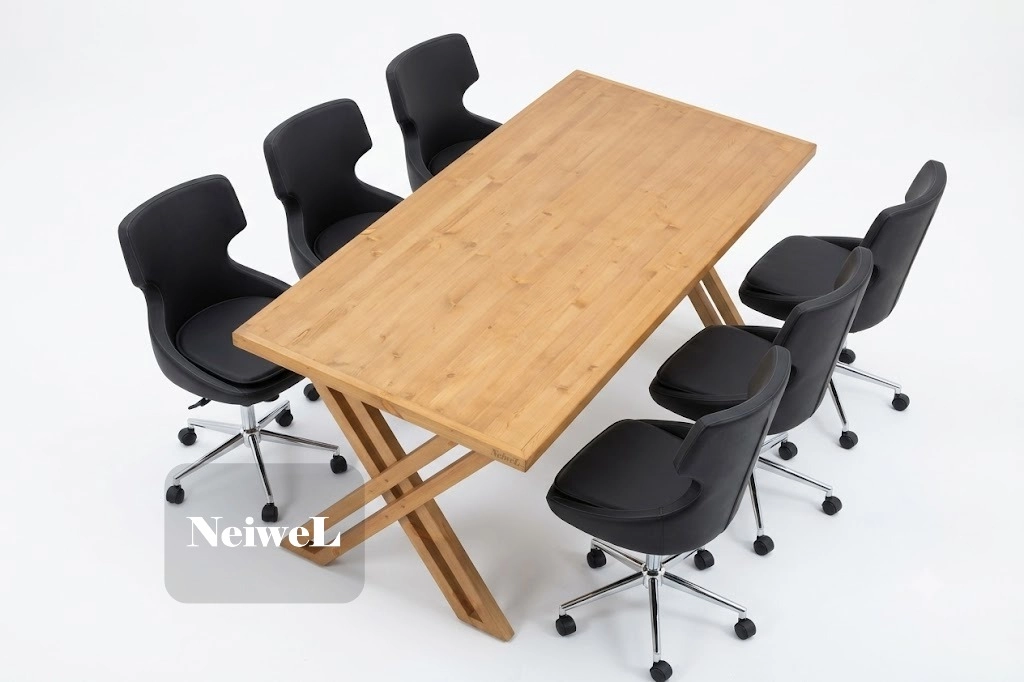 Neiwel Adel Doğal Ahşap Toplantı Masası