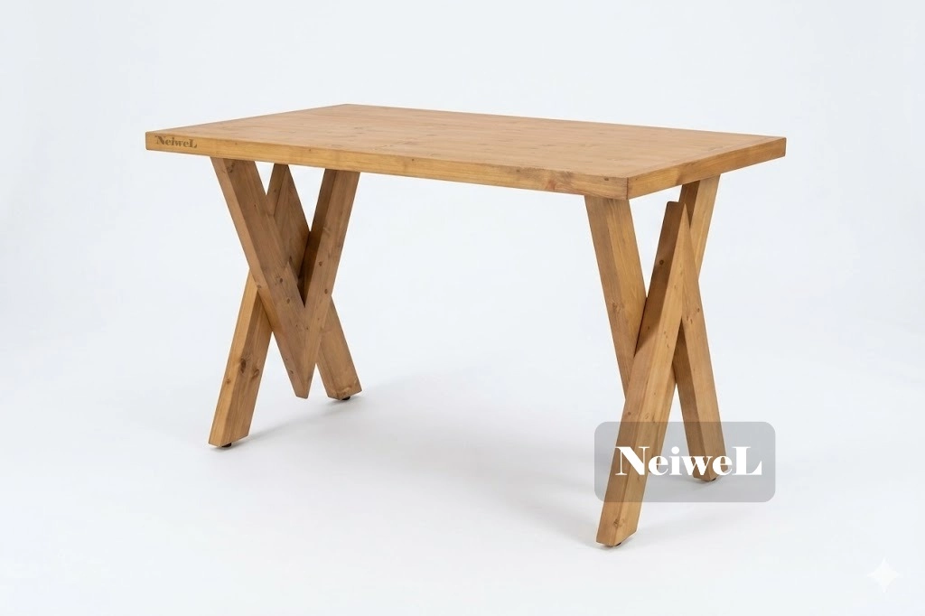 Neiwel Asur Doğal Ahşap Çalışma Masası