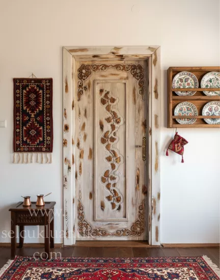 Osmanlı Tarzı El İşçiliği Ahşap Kapı Modelleri