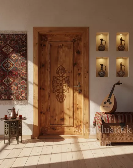 Osmanlı Tarzı Oymalı Ahşap Kapı Modelleri