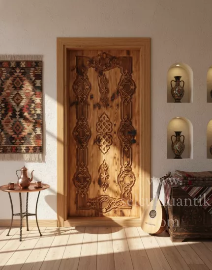 Osmanlı Tarzı Oyma Antik Kapı Modelleri