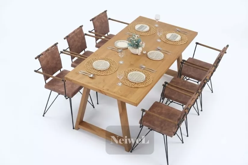En Özel Ahşap Yemek Masası Takımları Neiwel’de...