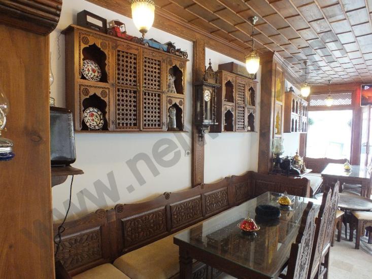 Ahşap Oymalı Restoran ve Kafe Mobilyaları