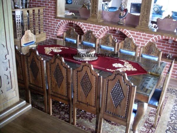 Ahşap Oymalı Villa Mobilyaları