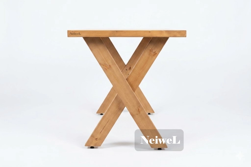 Neiwel Enax Doğal Ahşap Çalışma Masası